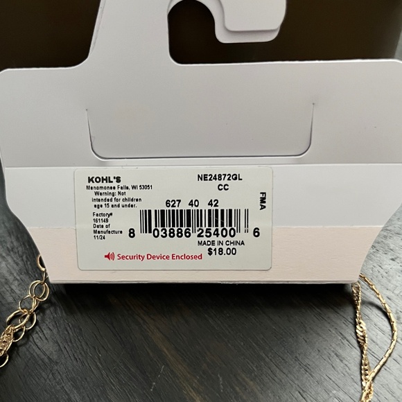 LC Lauren Conrad layered heart necklace NWT - Picture 8 of 8